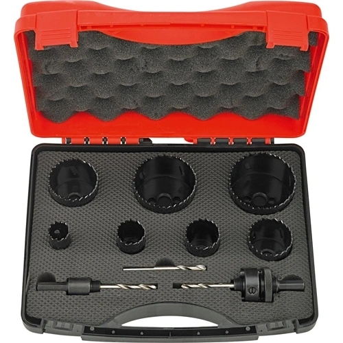 Fortis lyukfűrész készlet HSS bimetál 22-68mm 7 részes Elektr. F197671