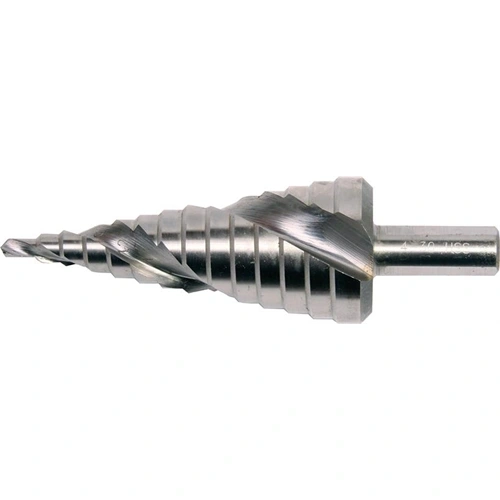 Fortis lépcsős csavart hornyú lemezfúró HSS 4-20mm F197727