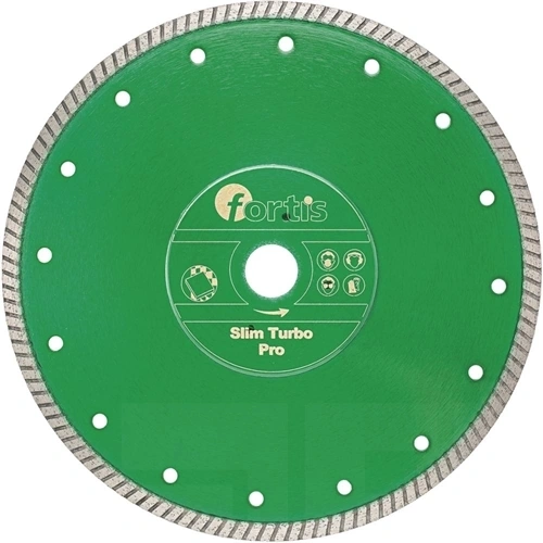 Fortis Gyémánt vágókorong Slim Turbo Pro 350 mm turbo szegmenssel 7 mm 25.4 mm furat F199021