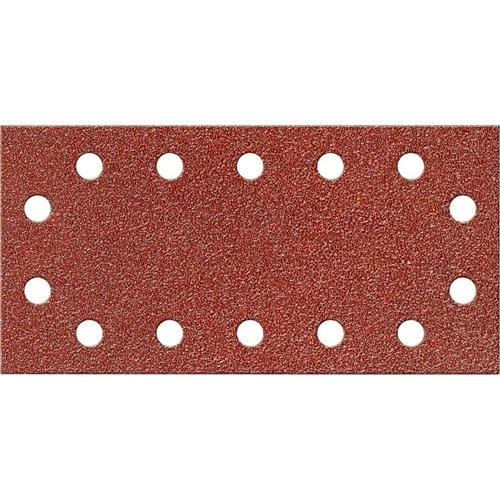 FortisTépőzáras csiszolópapír. korund 14 lyukas 10db 115x230mm K120 F199128