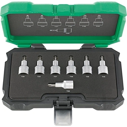 Fortis Csavarhúzó betét készlet 1/2" 7 részes T20-50 F199556