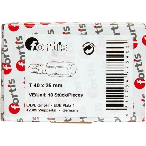 Fortis Bit szívós-kemény 1/4" DIN3126 C6.3 T40x25mm (10 darabos csomag) F199891