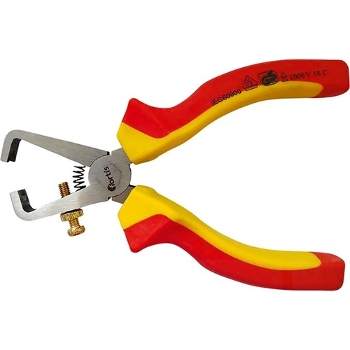 Fortis Huzalcsupaszító fogó VDE 160mm többkomponensű markolat F200051