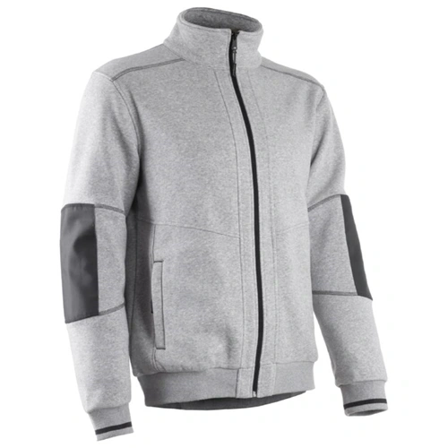 KIJI téli cipzáras dzseki világosszürke 2XL F201579