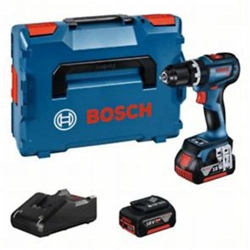 Bosch GSB 18V-90 C akkus ütvefúró (2x4.0Ah) L-Boxx F203544