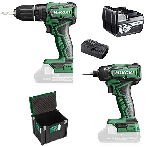 Hikoki KC18DDWCZ (KC18DD-DV-3AH) akkus gépszett DV18DD+WH18DD+2x3.0Ah+HSC F204338