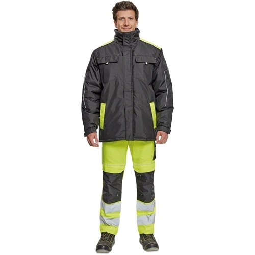 MAX VIVO télikabát fekete/narancssárga 4XL F215635