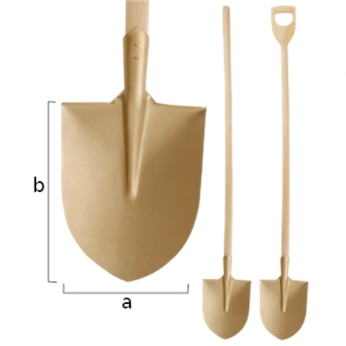 Endres Tools szikramentes ásó 240x300 mm egyenes nyéllel 1531250S F219550