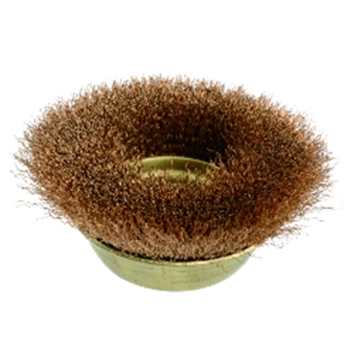 Endres Tools szikramentes fazékkefe 125x22.2 mm hullámos bronz 1780150S F219621