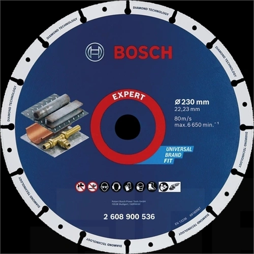Bosch Expert gyémánt vágókorong fémhez 230 x 22.23 mm F220382