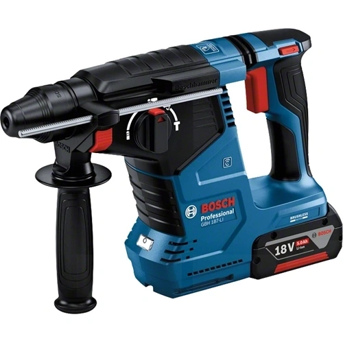 Bosch GBH 187-LI ONE Chuck akkus fúrókalapács (2x5.0Ah + GAL 1880) szerszámkofferben F220762