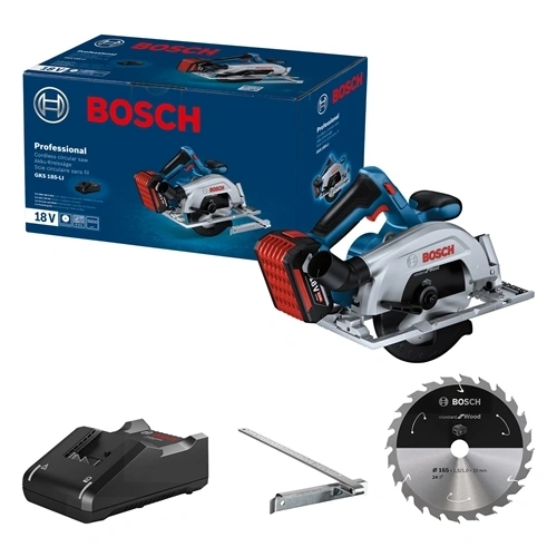 Bosch GKS 185-LI akkus körfűrész 5.0Ah kartondobozban F222346