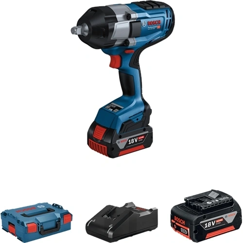 Bosch GDS 18V-1000 ütvecsavarozó 2x5.0Ah töltő L-BOXX F223033