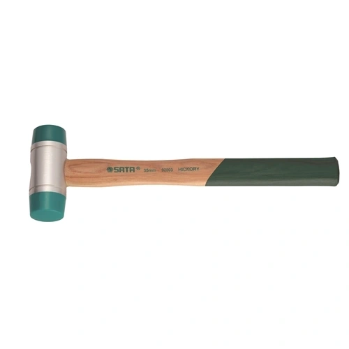 SATA kétfejes gumikalapács 22 mm hickoryfa nyéllel F223307