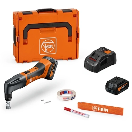 Fein ABLK 18 1.6 E AS Set akkumulátoros lemezcsipkedő 1.6mm 2x5.0Ah F225131