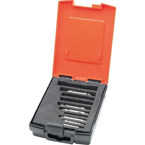 Format központfúró készlet DIN333 HSS A alak 0.5-4.0mm 7-részes F225850