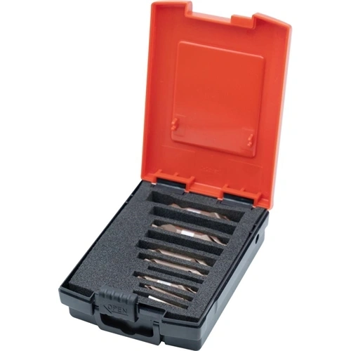 Format központfúró készlet DIN333 HSSCo5 A alak 1.0-4.0mm 6-részes TiAlN F225860