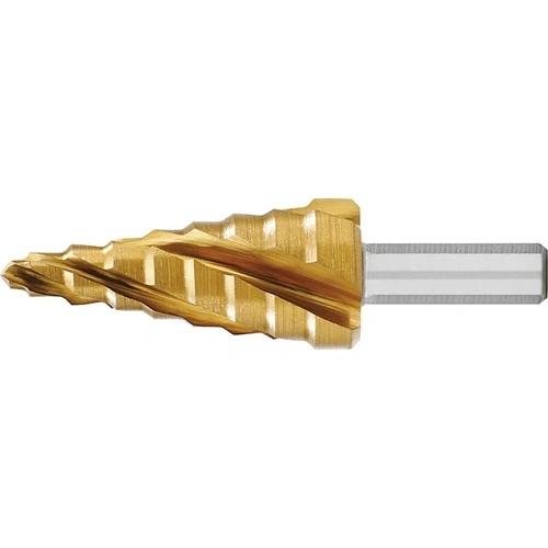 Exact lépcsős fúró HSS TiN 4 spirálhorony 4-20mm F228165