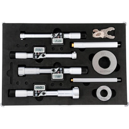 Format digitális 3 pontos furatmikrométer készlet 20-50mm F229361