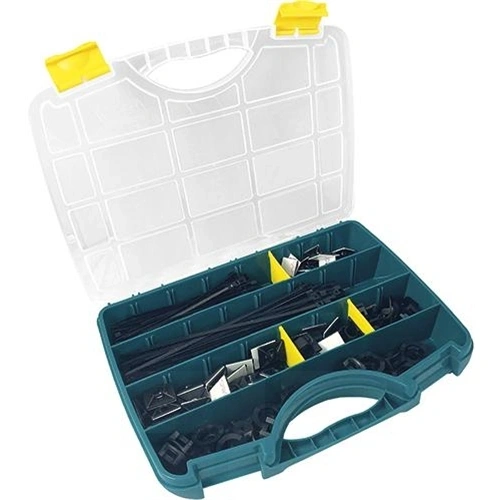 SapiSelco kábelkötegelő készlet 350 részes ragasztós talppal F229862