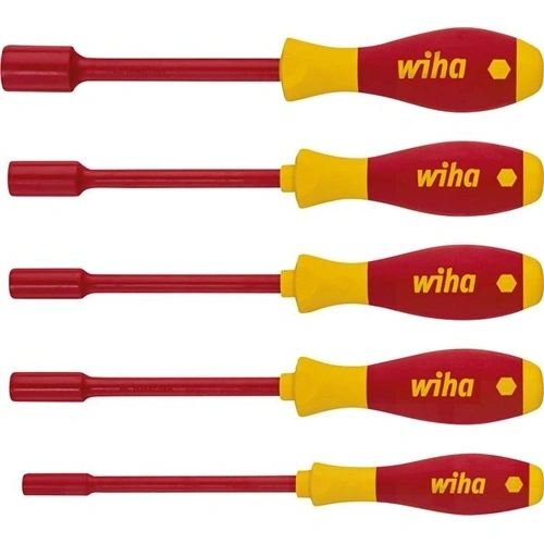 Wiha SoftFinish electric nyeles dugókulcs készlet Hatlapú nyeles dugókulcs 5 részes (29466) (Format katalógus) F229971