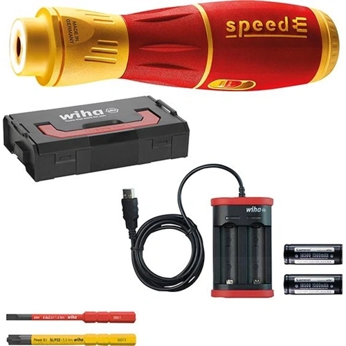 Wiha SpeedE II electric e-csavarhúzó 7 részes slimBit, akku és USB-töltő L-Boxx Mini dobozban (44318) (Format katalógus) F231268