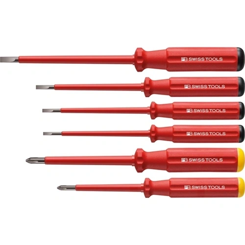 Swiss Tools csavarhúzó készlet VDE 6 részes lapos/PH karton dobozban Classic F231461
