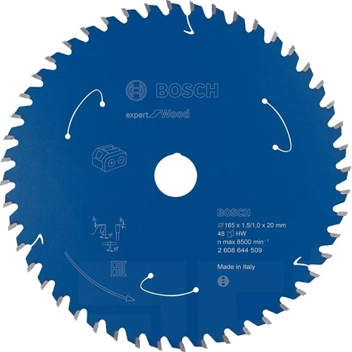 Bosch körfűrészlap 165x20/48 Expert for Wood (Format katalógus) F232170