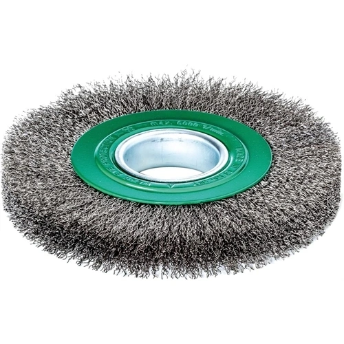 Lessmann körkefe rozsdamentes 178x23/26mm hullámos 0.3mm F232407