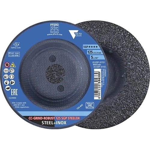 Pferd csiszolótárcsa SGP CC-GRIND-ROBUST STEELOX 125mm VICTOGRAIN F232634