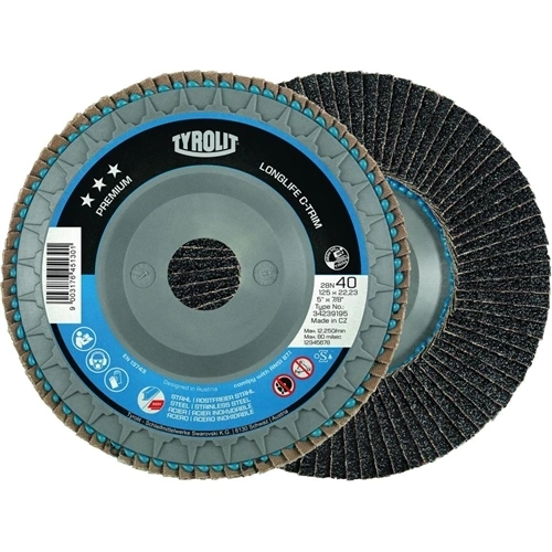 Tyrolit lamellás csiszoló LONGLIFE C-TRIM 125mm ZA-40 men. F232666