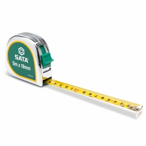SATA mérőszalag 5m x 19mm (mm/col) króm F233366