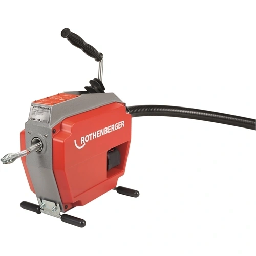 ROTHENBERGER R600 VarioClean akkumulátoros csőtisztító gép spirál/szerszám készlettel F235158
