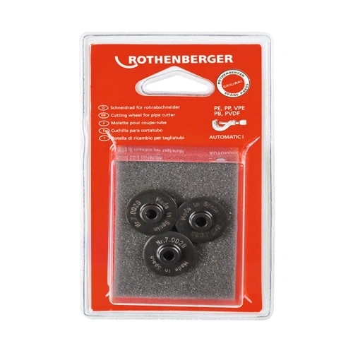 ROTHENBERGER Vágókerék automatikus csővágóhoz, 1-es méret, műanyag, 3 darab F235315
