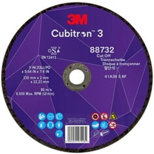 3M 88732 Cubitron 3 vágókorong 230x2x22.23 mm 36+ F235774