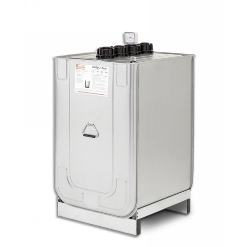 Pressol Tartály-400 l-dupla falú-SR acél-HDPE F238659