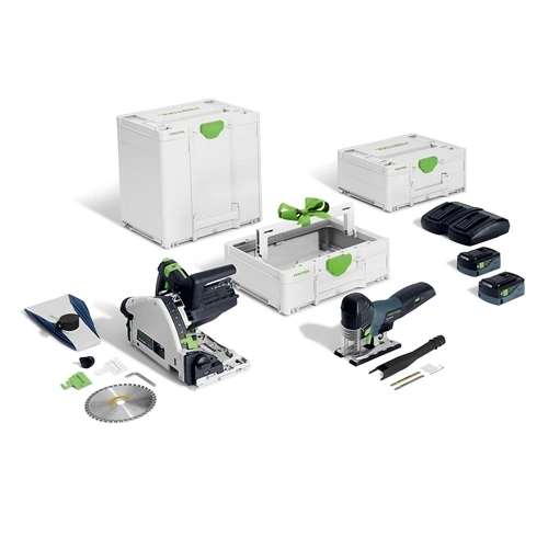 Festool TSC 55 K/PSC 420/TB M 137 akkus kombikészlet fűrészelés F239570
