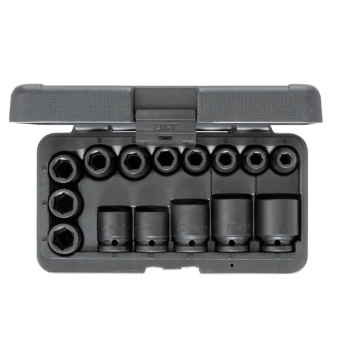 Gedore gépi dugókulcs készlet 1/2", hatszög, 10-30 mm 15 részes (K 19-015) F240147