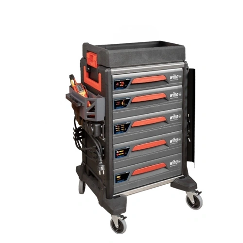 Wiha eMobility WORKSHOP TROLLEY műhelykocsi-készlet 102 részes (45801) F240269