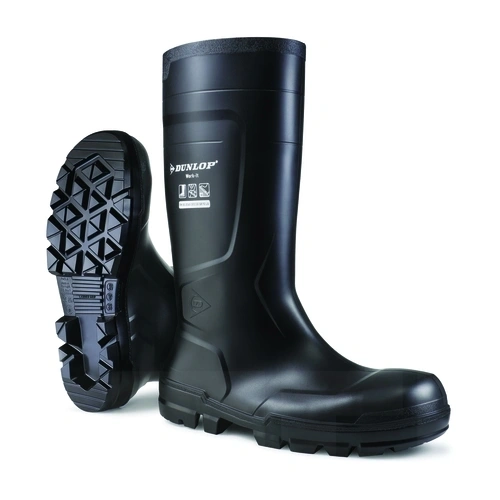 DUNLOP Workit Safety S5 fekete PVC csizma 44 F240774