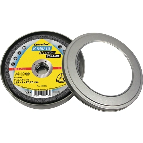 Klingspor Kronenflex K 960 TX vágókorong, Kerámia 115 x 1 x 22.23 mm egyenes F241230