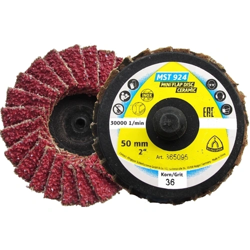 Klingspor Lamellás csiszolótányér, szemcse P36 75 mm kúpos Quick Roll Connect MST 924 Special F241245