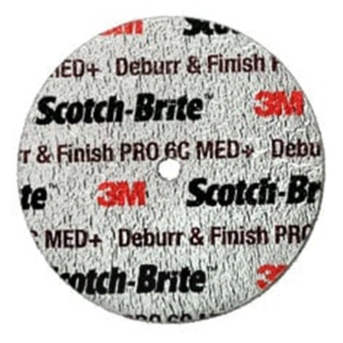 3M Scotch-Brite PRO sorjázó és finiselő préselt tárcsa, 76 mm x 6.35 mm x 6.35 mm, 8C CRS+ F243571