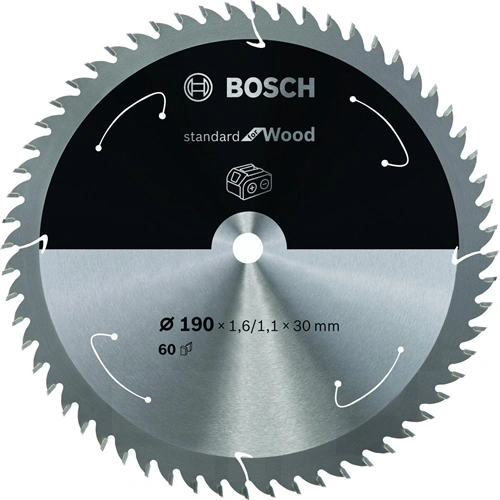 Bosch körfűrészlap 190x30/60 Standard for Wood F258535