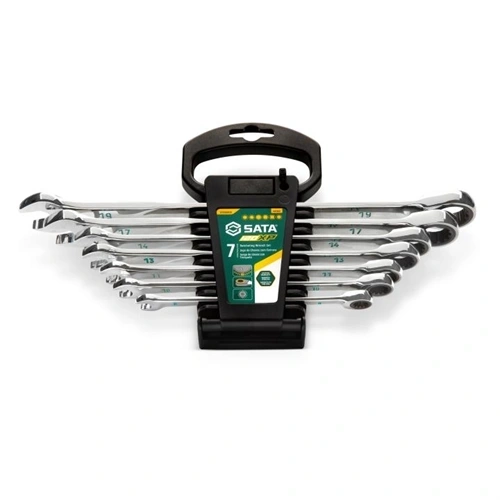 SATA X6 120 fogas univerzális racsnis csillag-villáskulcs készlet 8-19mm 7 részes F264954
