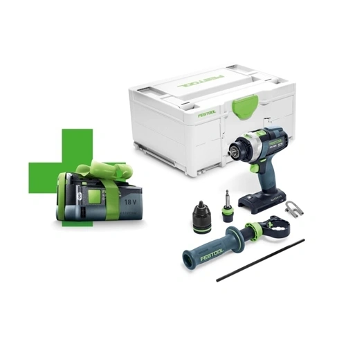 Festool Akkus ütvefúró-csavarbehajtó gép QUADRIVE TPC 18/4 I- Basic-5,0 F265418