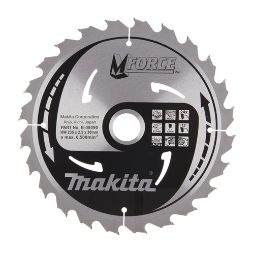 Makita körfűrészlap Mforce 235x30mm Z24 F272673