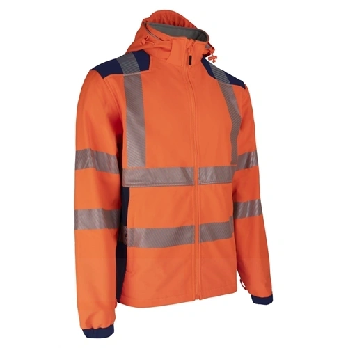 Coverguard Nebulo fluo Narancs/Sötétkék Softshell Kabát 2XL F272804
