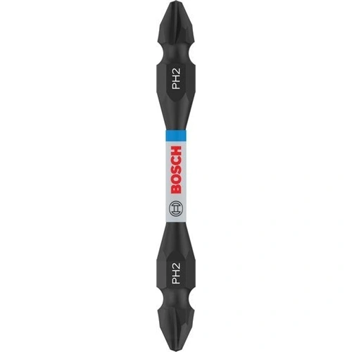 Bosch PRO kétvégű ütvecsavarozó bit Pick and Click tokkal, PH2, 65 mm F275600