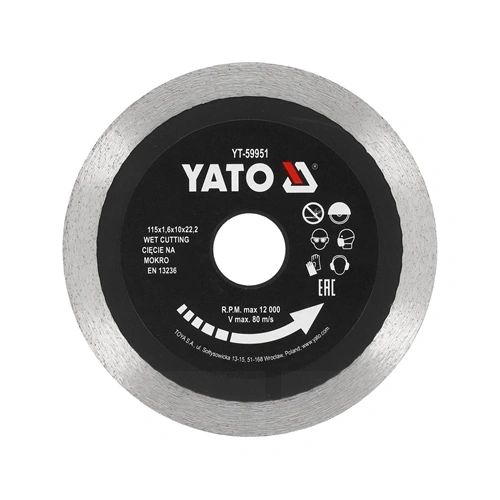 YATO 115 mm folyamatos gyémánt fűrészlap kerámia (YT-59951) F282819